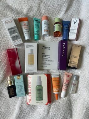 Lot of New Facial Serum Samples - 17 Pieces